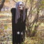 Декор для хэллоуина Смерть (130см) черный с серым 11677
